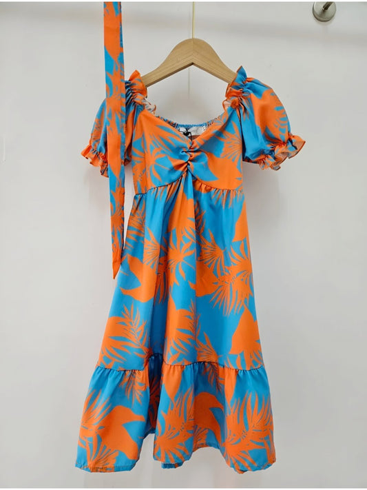 ROBE TROPI23F038 turquoise