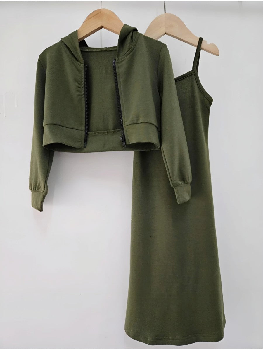 VESTE OU ROBE 25F001 kaki
