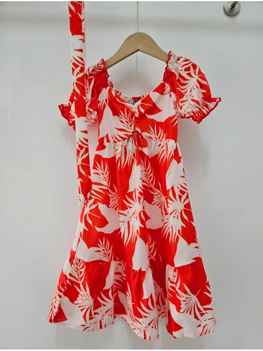 ROBE TROPI23F038 ROUGE