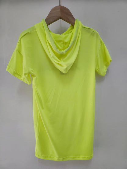 ROBE SMILE jaune fluo