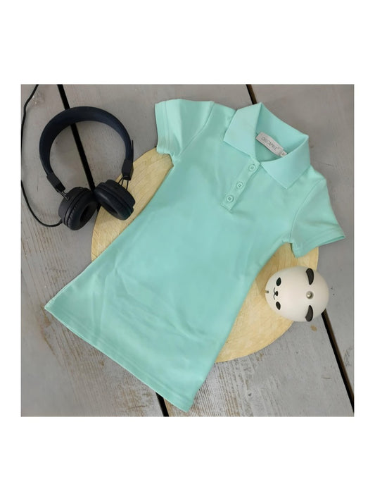 ROBE POLO turquoise