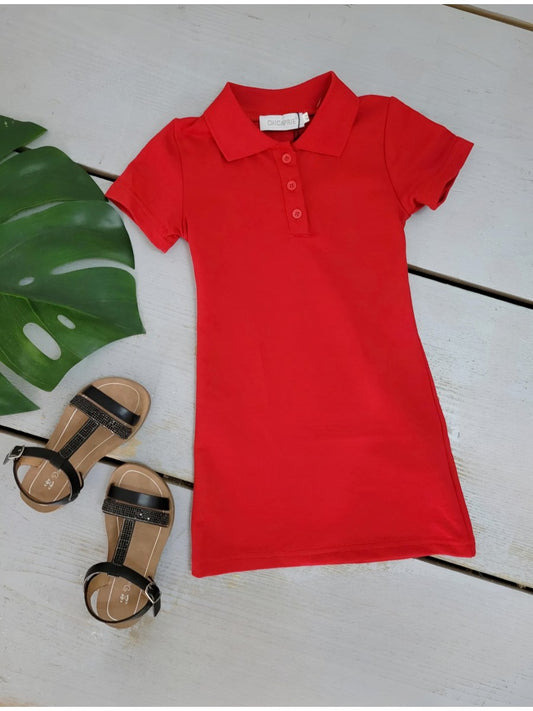 ROBE POLO rouge
