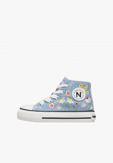 YLFAS NATURINO bleu brodé