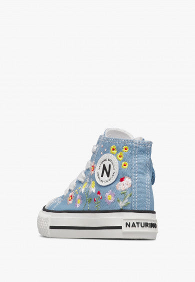 YLFAS NATURINO bleu brodé