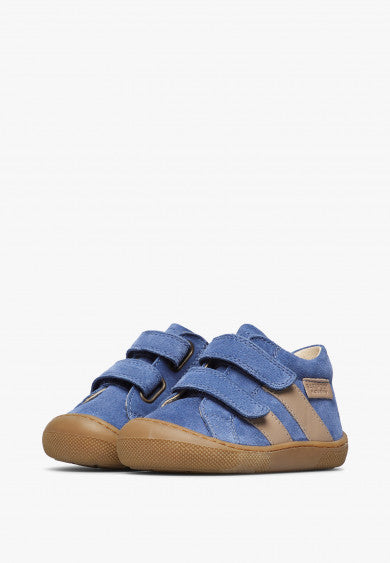 SABBY BAREFOOT NATURINO bleu/taupe
