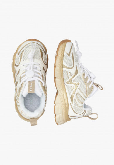 BASKET WAVE NATURINO blanc/or