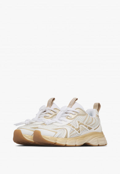 BASKET WAVE NATURINO blanc/or