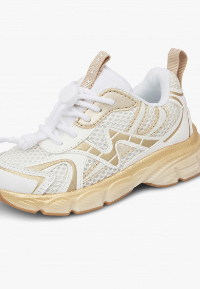 BASKET WAVE NATURINO blanc/or