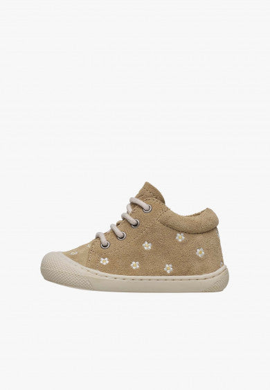 1ER PAS COCOON F NUBUCK fleur