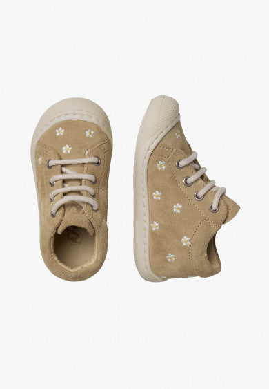 1ER PAS COCOON F NUBUCK fleur