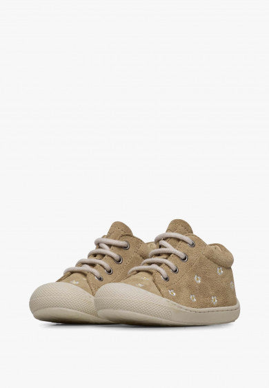 1ER PAS COCOON F NUBUCK fleur