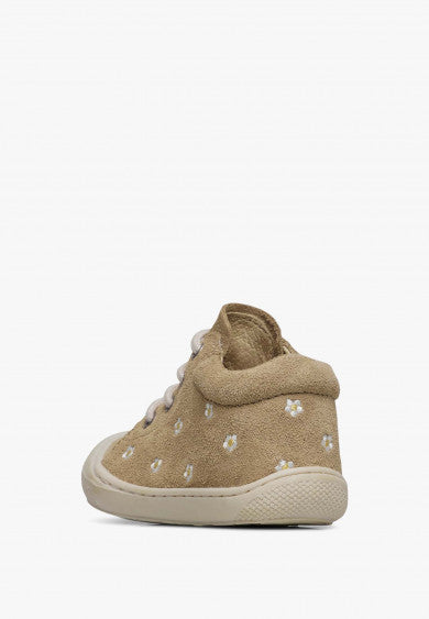 1ER PAS COCOON F NUBUCK fleur