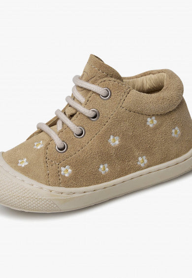 1ER PAS COCOON F NUBUCK fleur