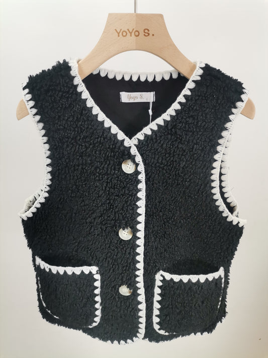 GILET SANS MANCHE H0921 noir