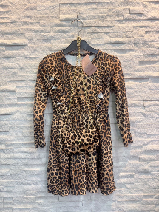 ROBE LÉOPARD fille