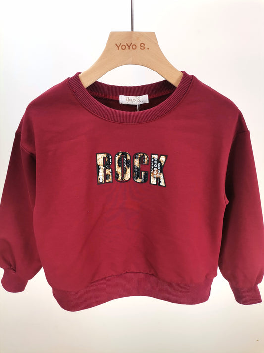 SWEAT B3324 bordeaux