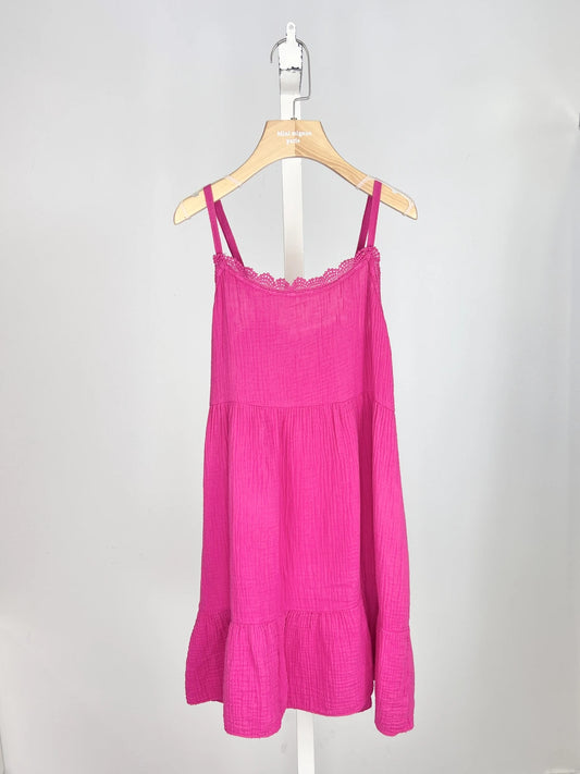 ROBE GAZE DE COTON kids rose