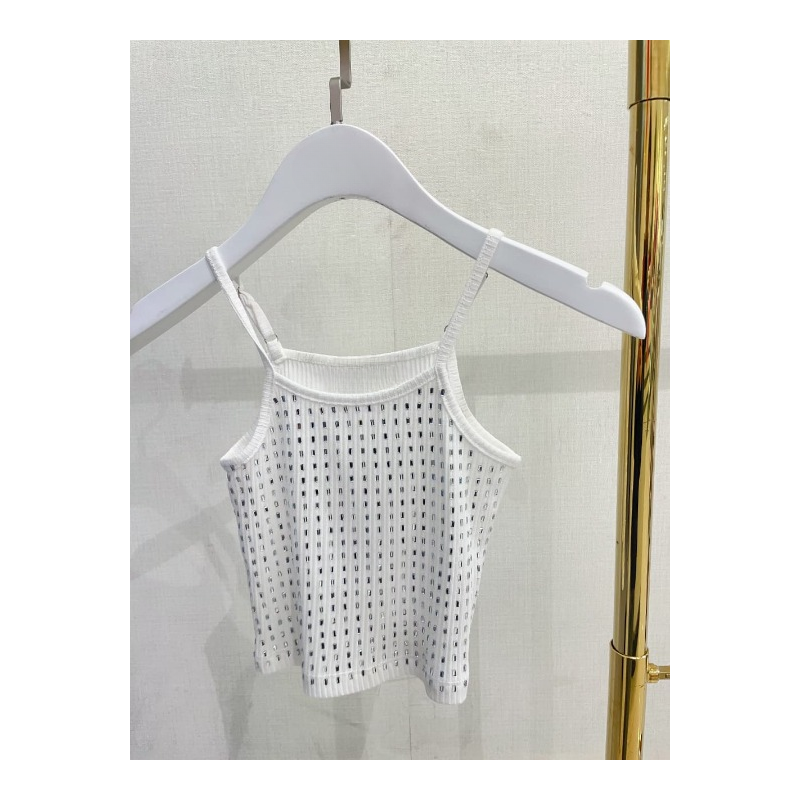 DEBARDEUR STRASS 2996 blanc