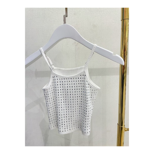 DEBARDEUR STRASS 2996 blanc