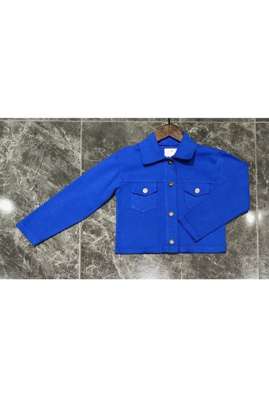 VESTE JEANS COULEURS BLEU